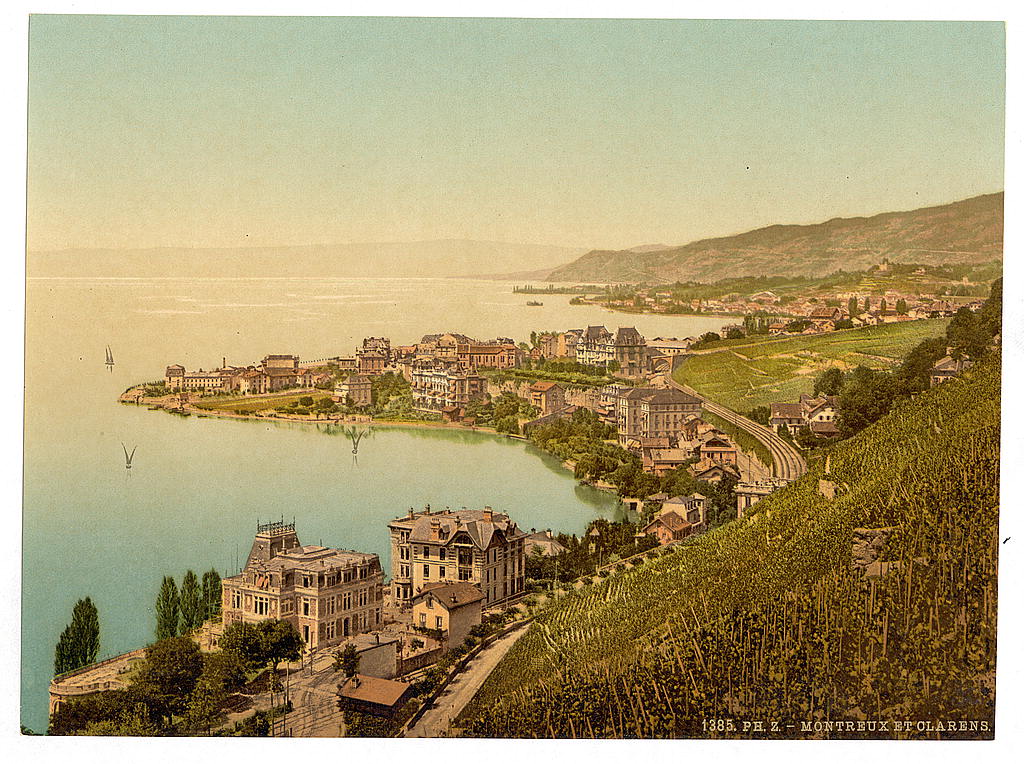 A picture of Montreux, and Clarens, Geneva Lake, Switzerland 