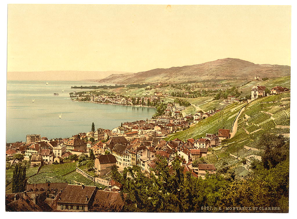 A picture of Montreux and Clarens, Geneva Lake, Switzerland