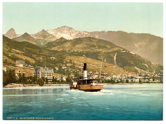 A picture of Montreux and Glion, Geneva Lake, Switzerland