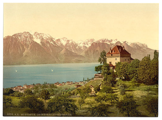 A picture of Montreux, Chatelard Castle, Geneva Lake, Switzerland