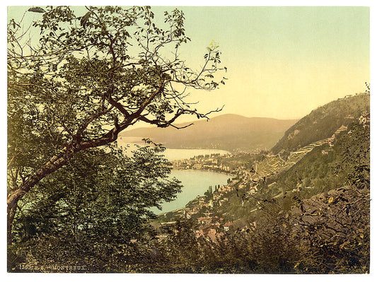 A picture of Montreux, general view, Geneva Lake, Switzerland