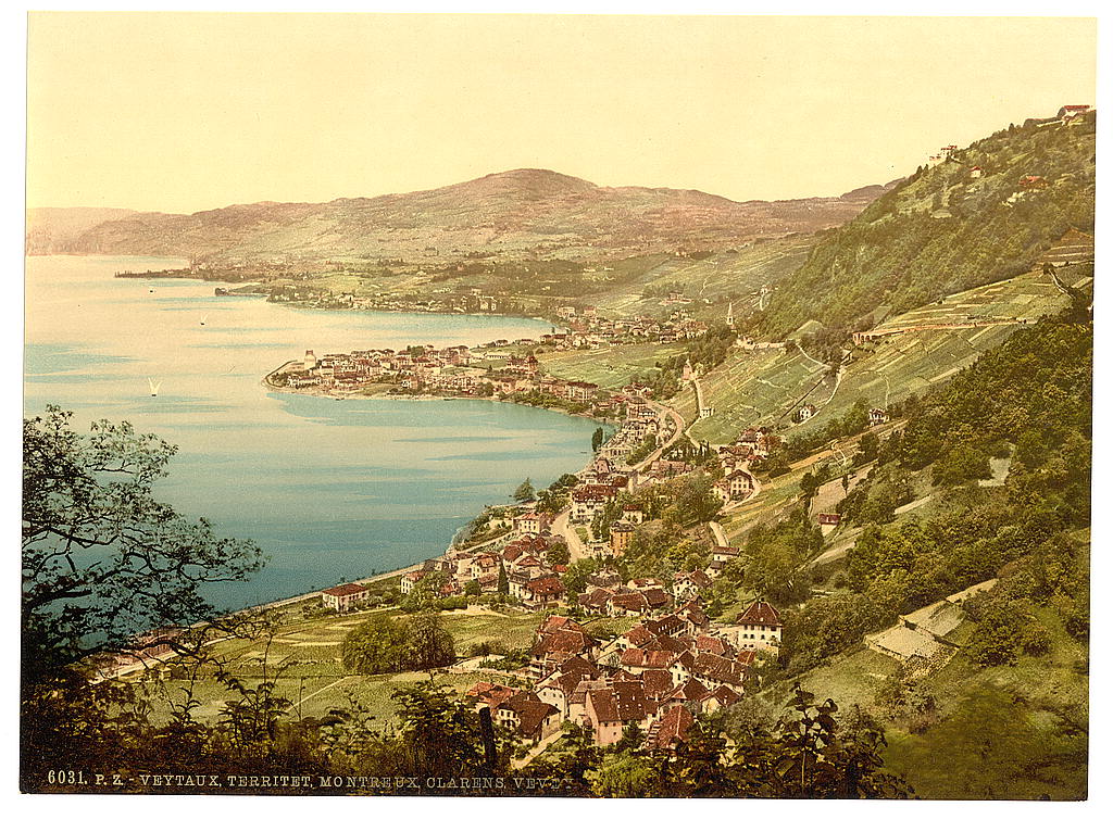 A picture of Montreux, Veytaux, Territet, Vevey, general view, Geneva Lake, Switzerland