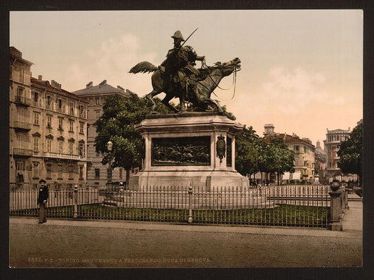 A picture of Monument of Ferdinand, Duke of Genoa, Turin, Italy