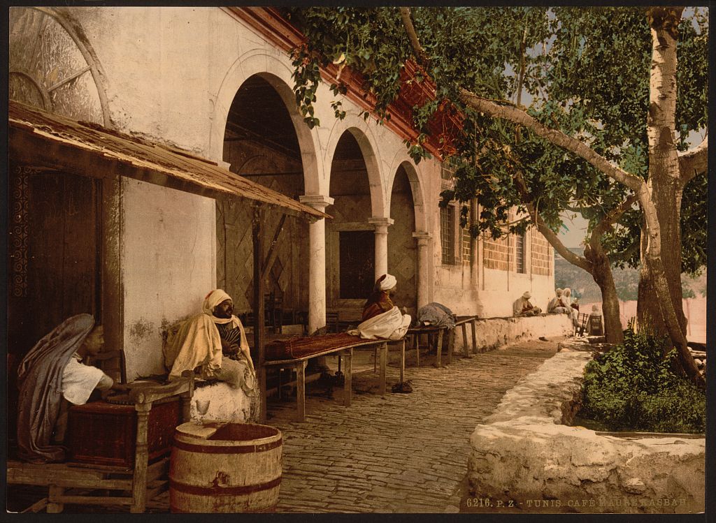 A picture of Moorish cafe, Tunis, Tunisia