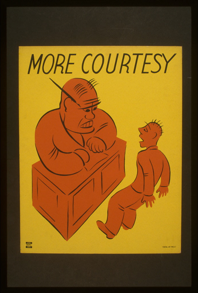 A picture of More courtesy