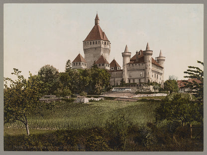 A picture of Morges. Château de Vufflens