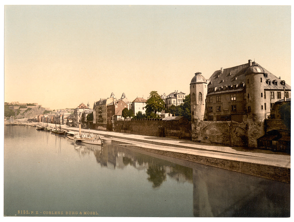 A picture of Moselle Castle, Coblenz, the Rhine, Germany