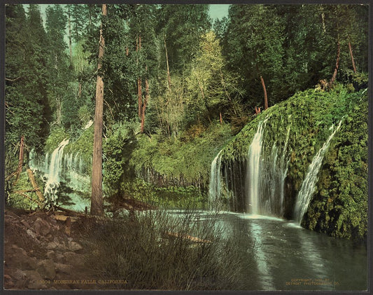 A picture of Mossbrae Falls, California