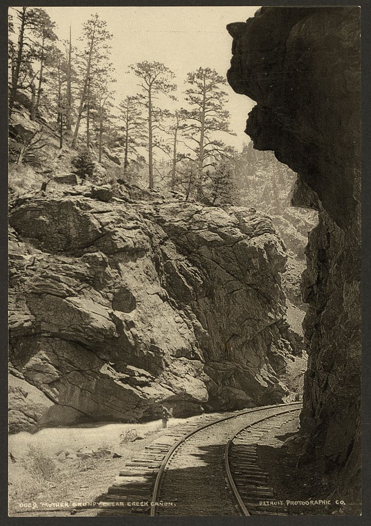 A picture of Mother Grundy, Clear Creek Cañon