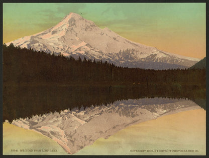 A picture of Mt. Hood from Lost Lake