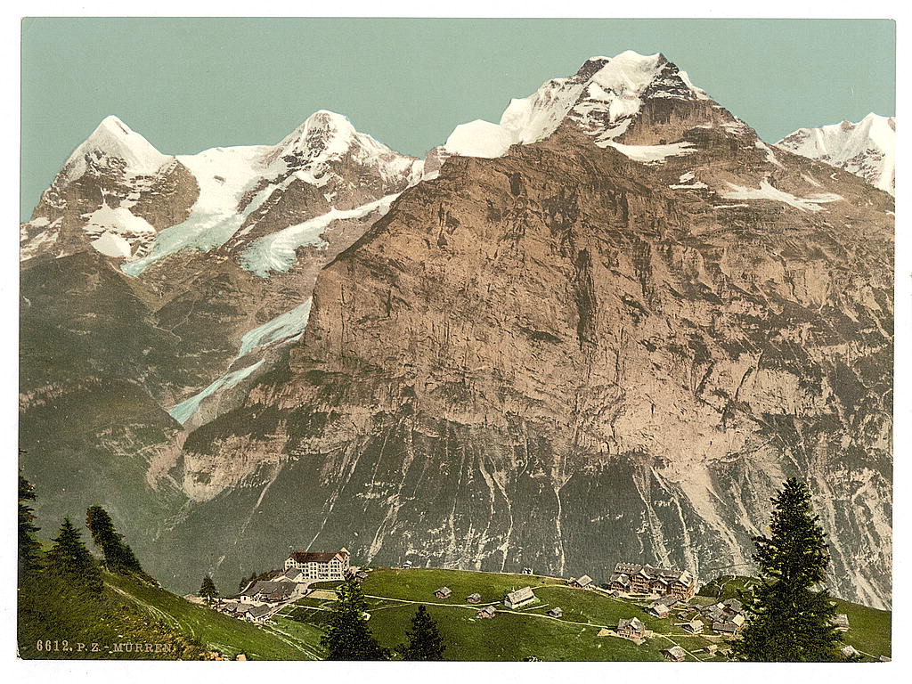 A picture of Murren, general view, Bernese Oberland, Switzerland