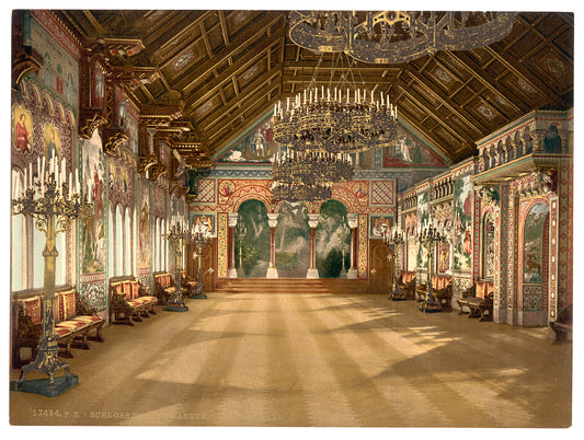 A picture of Music room, Neuschwanstein Castle, Upper Bavaria, Germany