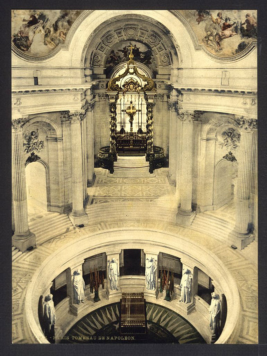 A picture of Napoleon's tomb, Paris, France