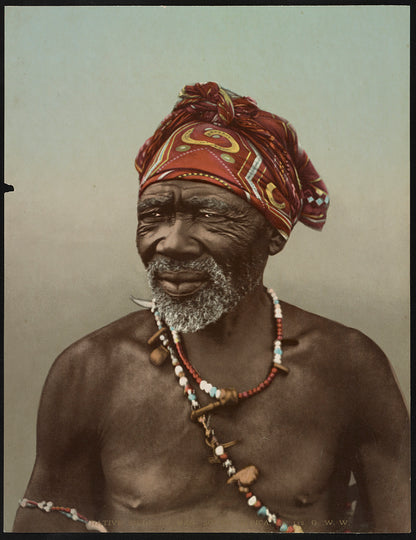 A picture of Native Medicine Man, South Africa