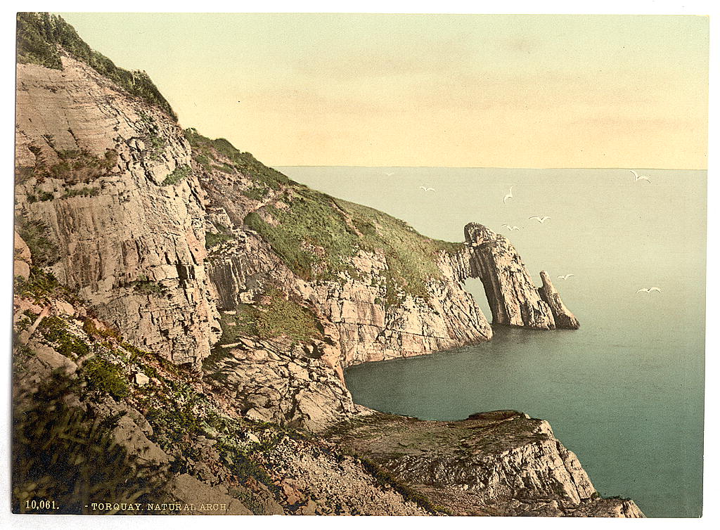 A picture of Natural Arch, Torquay, England