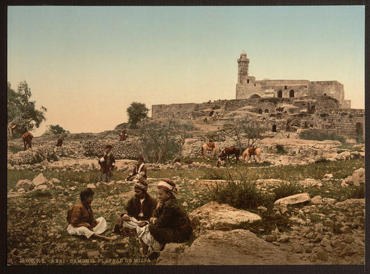 A picture of Nebi-Samuel, or the Plain of Mizpah, Holy Land, (i.e., Israel)