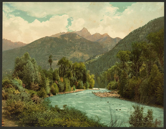A picture of Needle Mountains from Animas Canyon, Colorado
