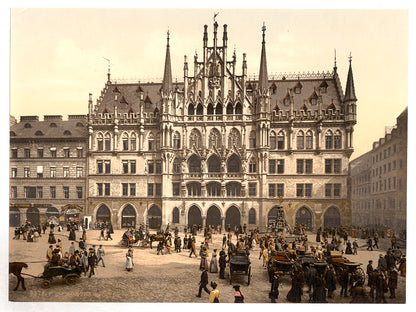 A picture of New City Hall, Munich, Bavaria, Germany