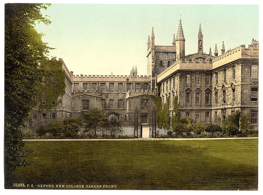 A picture of New College, garden front, Oxford, England