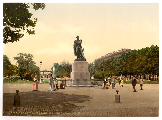 A picture of Ney's Memorial, Esplanade, Metz, Alsace Lorraine, Germany