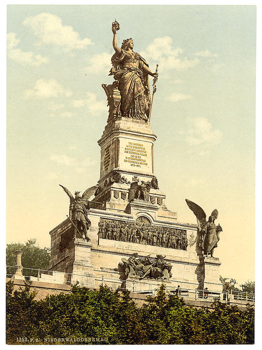 A picture of Niederwald Monument, the Rhine, Germany