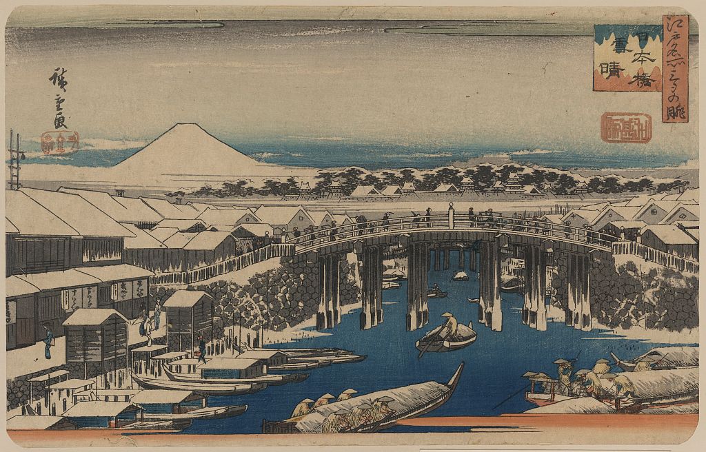 A picture of Nihonbashi yukibare