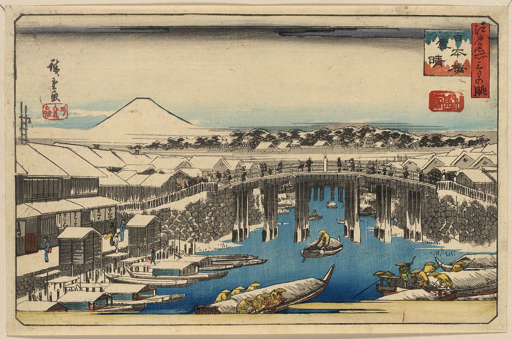 A picture of Nihonbashi yukibare