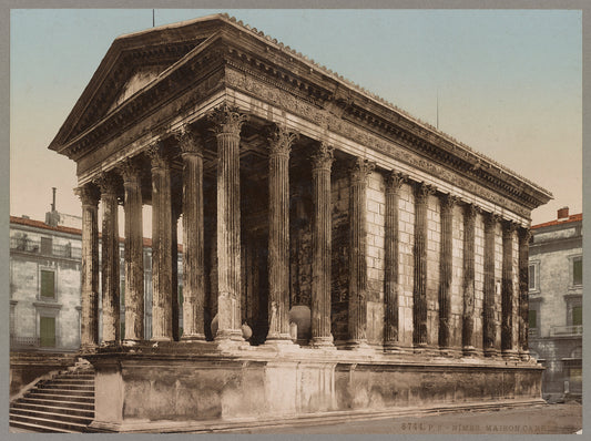 A picture of Nîmes.  Maison Carrée