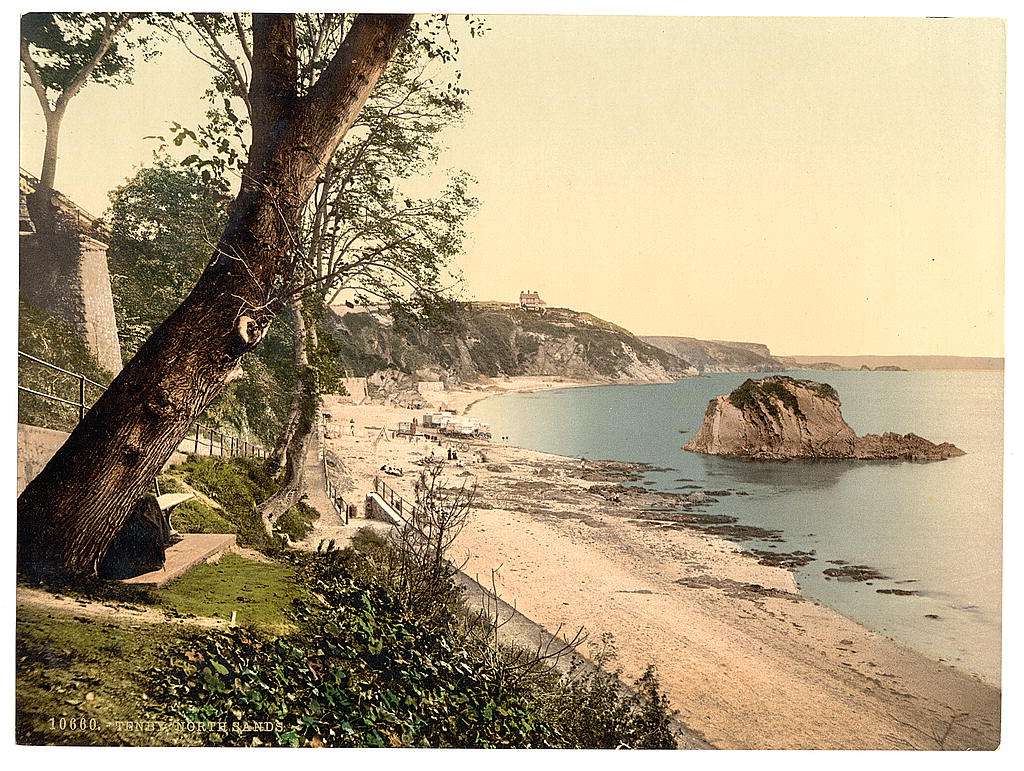 A picture of North sands, Tenby, Wales