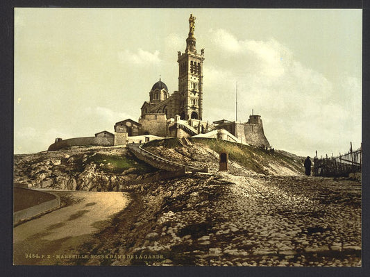 A picture of Notre Dame de la Garde, Marseilles, France