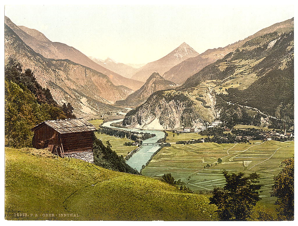 A picture of Ober-innthal from Schrofenstein, Tyrol, Austria