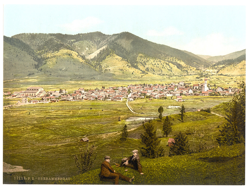 A picture of Oberammergau, Upper Bavaria, Germany