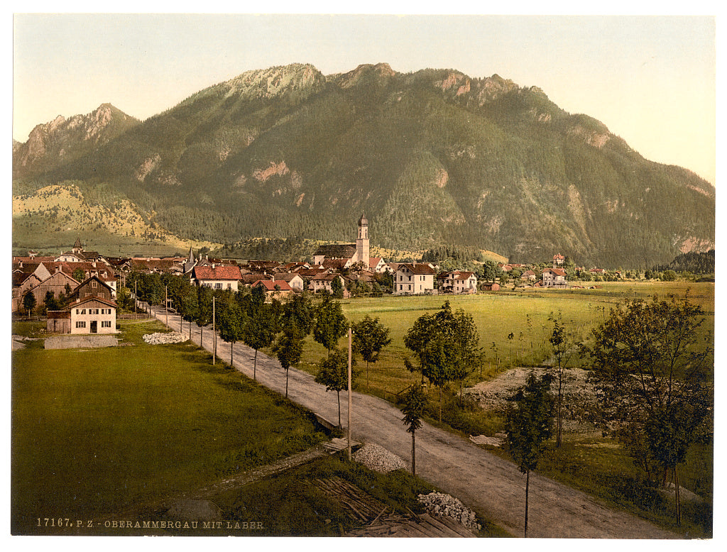 A picture of Oberammergau with Laber, Upper Bavaria, Germany