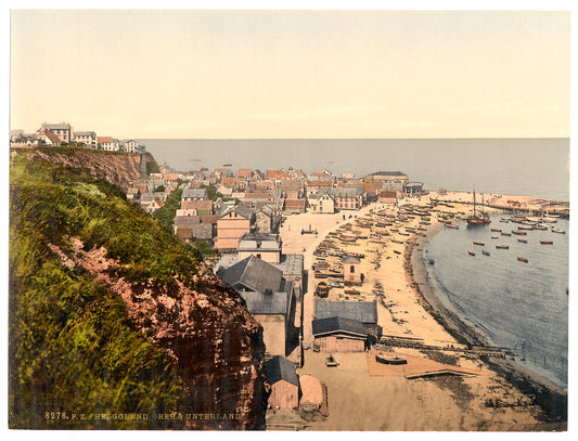 A picture of Oberland and Unterland (Upper and Lower Land), Helgoland, Germany
