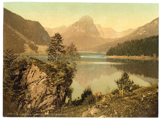 A picture of Obersee and Brünnelistock, Glarus, Switzerland 