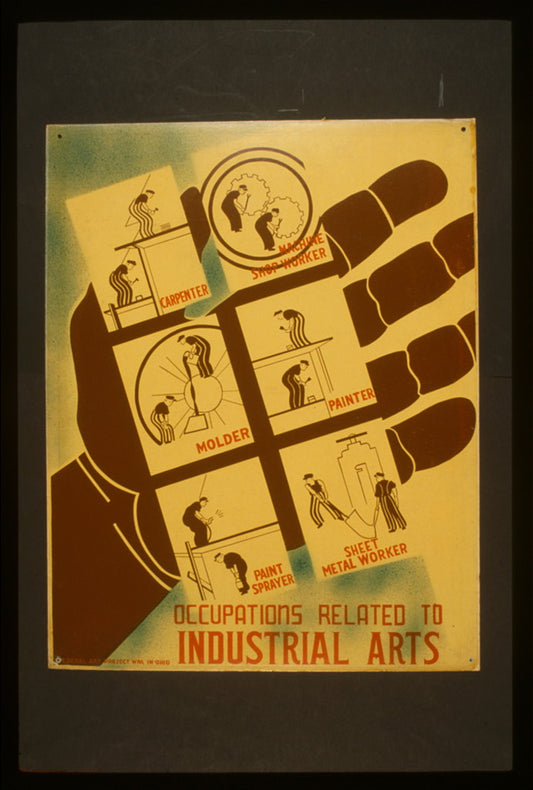A picture of Occupations related to industrial arts