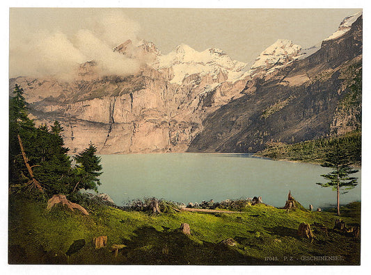 A picture of Oeschinensee, Bernese Oberland, Switzerland