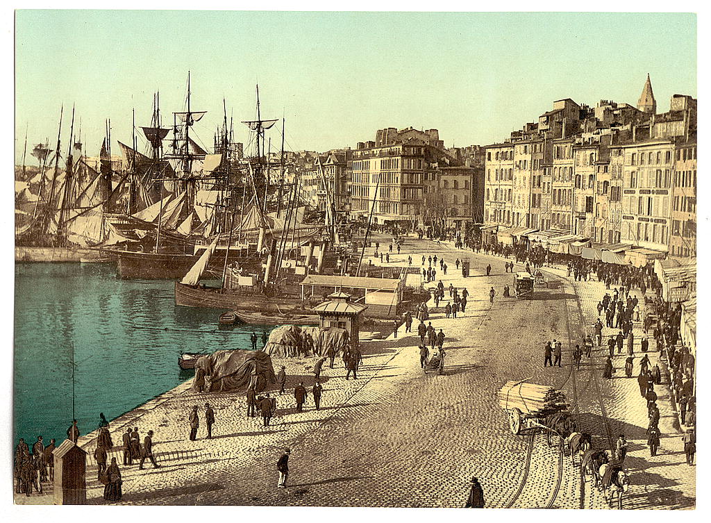 A picture of Old Harbor (Vieux-Port), Marseille, France