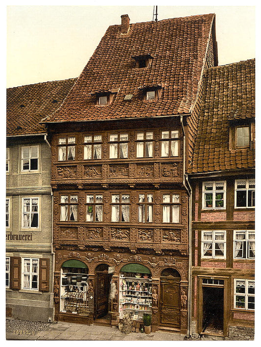 A picture of Old houses, Wernigerode, Hartz, Germany
