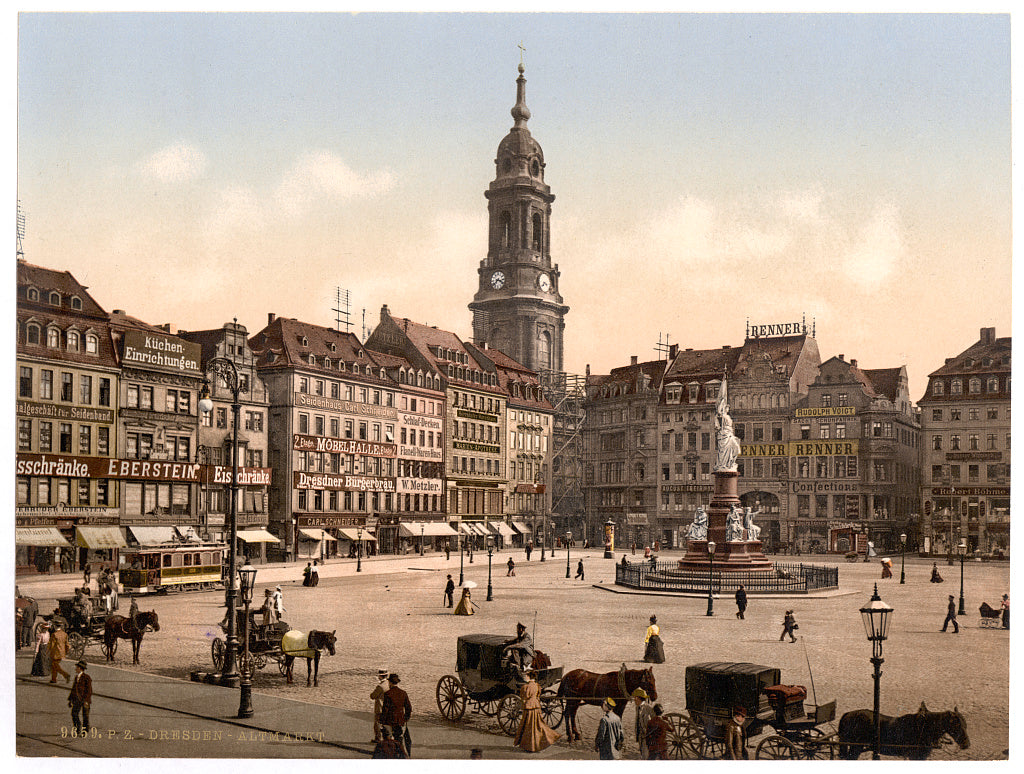 A picture of Old Market, Altstadt, Dresden, Saxony, Germany