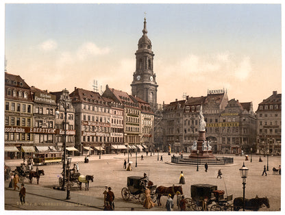 A picture of Old Market, Altstadt, Dresden, Saxony, Germany