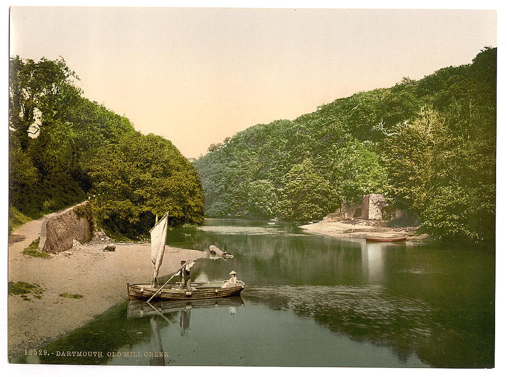 A picture of Old Mill Creek, Dartmouth, England