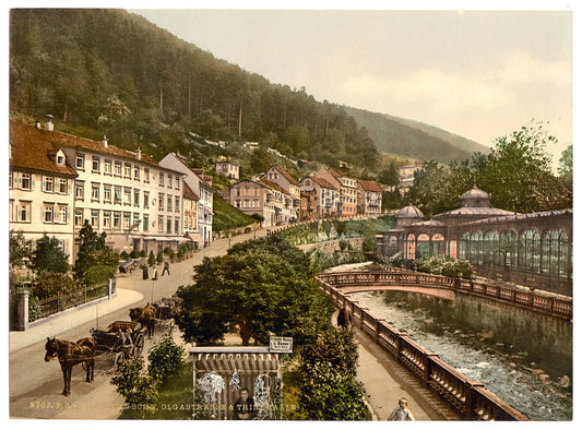 A picture of Olga Street, Wildbad, Wurtemburg, Germany