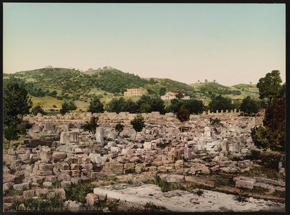 A picture of Olympie. Temple de Zeus