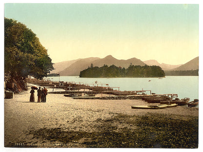 A picture of On Derwentwater, boat landing, Lake District, England