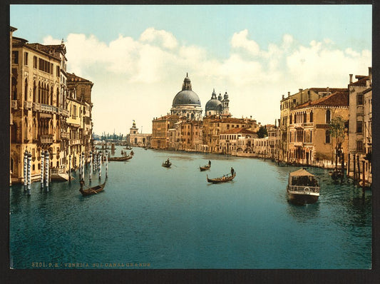 A picture of On the Grand Canal, Venice, Italy