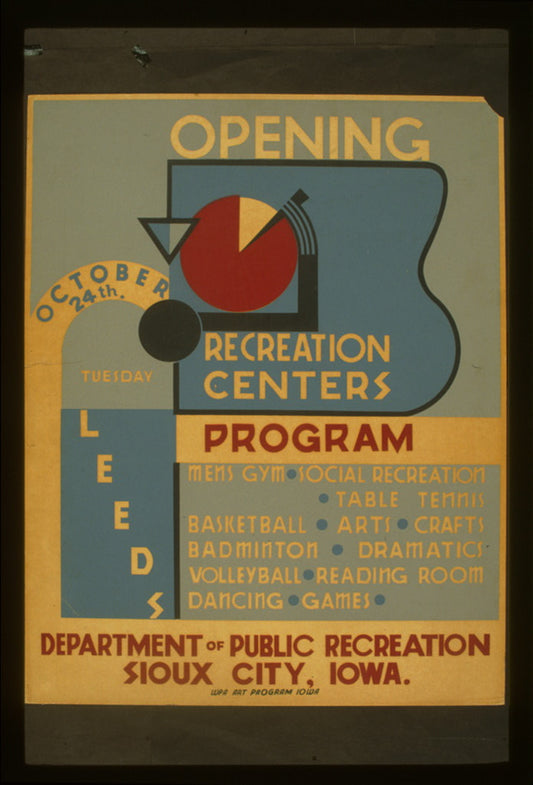 A picture of Opening October 24th Leeds recreation centers