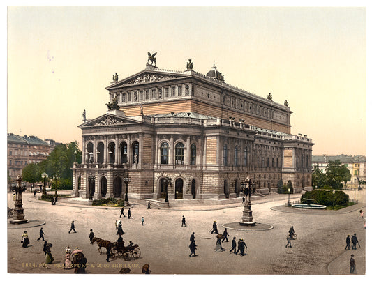 A picture of Opera House, Frankfort on Main (i.e. Frankfurt am Main), Germany