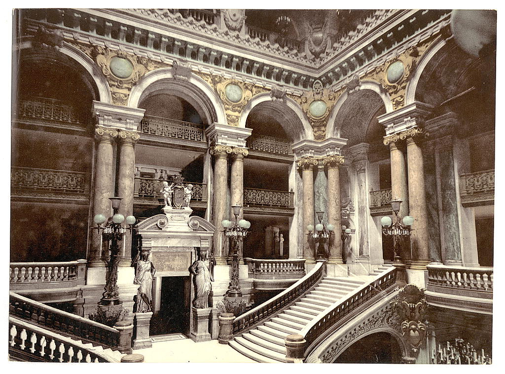 A picture of Opera House staircase, Paris, France