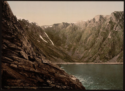 A picture of Opstigningen til Nordkap (i.e., Nordkapp), Hornviken, Norway